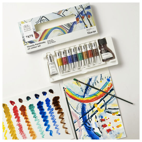 Wassily Kandinsky oil colour set lifestyle 